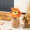 Glitzhome® 23" Fall Linen Scarecrow Doorstop Porch Décor